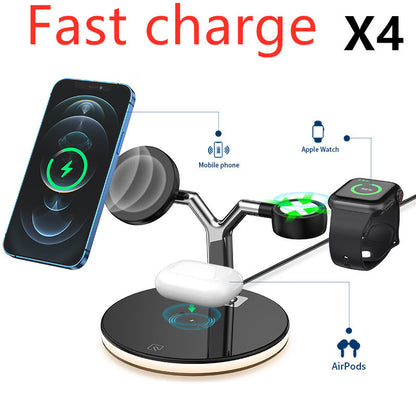 Chargeur magnétique sans fil 3 en 1 – Station de charge rapide 15 W