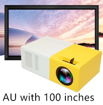 Mini projecteur LED portable – Cinéma maison 3D HD
