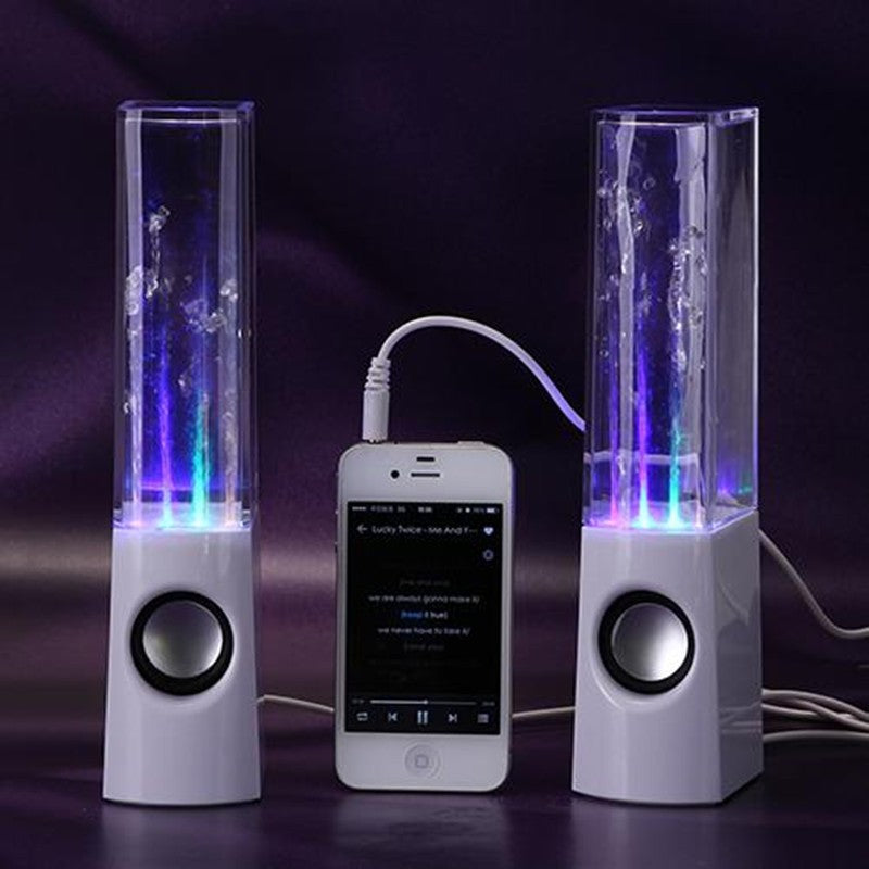 Enceinte sans fil à effet de lumière avec fontaine et effet de danse – Enceinte musicale LED