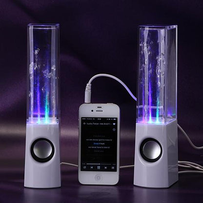 Enceinte sans fil à effet de lumière avec fontaine et effet de danse – Enceinte musicale LED
