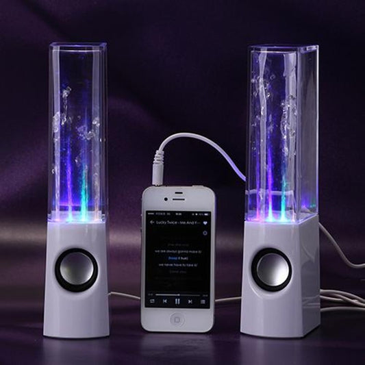 Enceinte sans fil à effet de lumière avec fontaine et effet de danse – Enceinte musicale LED