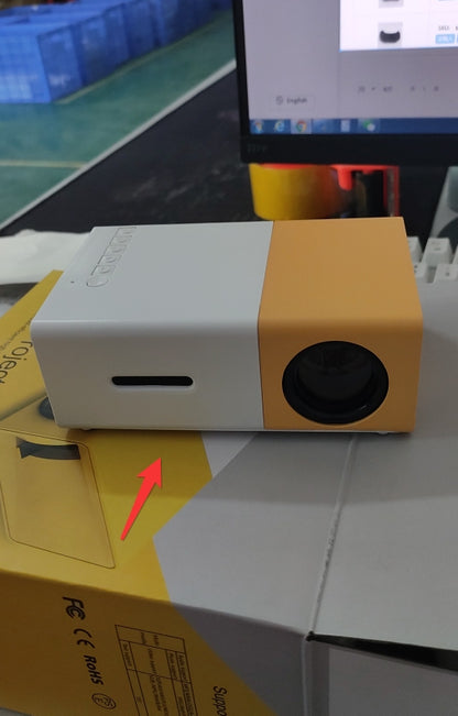 Mini projecteur LED portable – Cinéma maison 3D HD