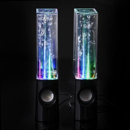 Enceinte sans fil à effet de lumière avec fontaine et effet de danse – Enceinte musicale LED
