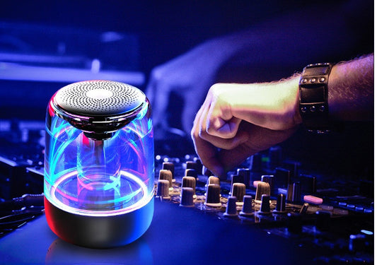 Enceinte Bluetooth portable – Basses puissantes et effets lumineux LED