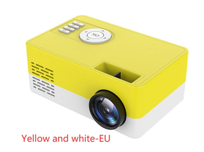 Mini projecteur LED portable – Divertissement à domicile et cadeau